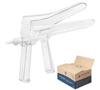 AIESI® Speculum Ginecologico vaginale L (100 pezzi) monouso sterile con regolazione a vite laterale DOCTOR SPEC