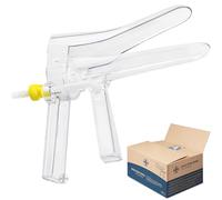AIESI® Speculum Ginecologico vaginale monouso sterile con regolazione a vite laterale DOCTOR SPEC (Confezione da 100 pezzi) misura PICCOLA