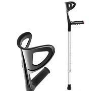 AIESI® Stampella Ortopedica regolabile (Singola) leggera in alluminio anodizzato