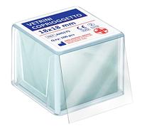 AIESI® Vetrini per microscopio coprioggetto dimensioni 18x18 mm (Confezione da 100 pezzi)