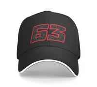 AIETPOIJ Francesco Bagnaia Numero 63 2022 Berretto Berretto da Baseball Cappelli da Donna Uomo