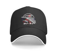 AIETPOIJ Sukhoi su 57 Russo combattente Jet Berretto da Baseball Cappello Uomo per Il Sole Lusso Hip Hop Trucker Cappelli Donna Cappello da Uomo