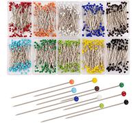 AIEX 1000 Pezzi Stili Perni Con Testa Cuscino a Pois Con Spilli da Sarta?Una Varietà di Colori?38mm?