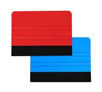 AIEX 2 Pezzi Feltro Spatola, Applicatore per Decalcomanie Strumento per Lisciare la Carta da Parati Raschietto per Avvolgere in Vinile per Auto Mini Raschietto per Auto