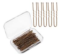 AIEX 200 pezzi forcine per capelli a forma di u kit fermagli per capelli forcine per capelli per donne ragazze e parrucchiere (bronzo)
