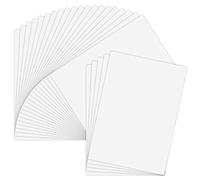 AIEX 25 fogli in vinile stampabile carta autoadesiva autoadesiva impermeabile bianco opaco per stampante laser e getto d'inchiostro A4 (297 x 210 mm)