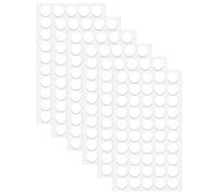 AIEX 300 Pezzi Biadesivo Trasparente Mastice Adesivo Biadesivo Mastice Adesivo Senza Tracce Rimovibile per Vetro, Parete, Metallo, Legno, Ceramica, Plastica, Diametro 20 mm