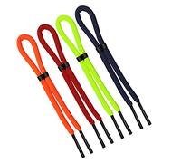 AIEX 4 Pezzi 66cm Cordino per Occhiali da Sole, Cordino Regolabile per Occhiali Laccetti per Occhiali Anti-Perso per Sport Acquatici Canottaggio Kayak Surf Uomo Donna (4 Colori)