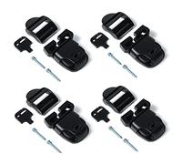 AIEX 4 Pezzi Clip di Copertura per Vasca Idromassaggio, Kit di Riparazione del Fermo della Copertura della Vasca Idromassaggio di Ricambio con Chiave e Viti Accessori per Cinghie di Copertura