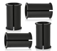 AIEX 4 Pezzi Manicotto in Gomma per Microfono, 45x20mm Tubo Distanziatore in Gomma per Supporto Antiurto per Microfono Accessori per Microfono Compatibile con la Maggior Parte delle Fotocamere