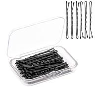 AIEX 50 forcine per capelli, fermagli per capelli, fermaglie per capelli, fermagli, per donne e ragazze e parrucchieri (nero)