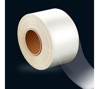 AIEX 500 Pezzi 10,3x5,2cm Trasparente Autoadesive Etichette Rotolo, Protettore Dell'Etichetta Impermeabile Rettangolo Etichette per Libri di Classe, Scuola, Biblioteca