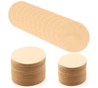 AIEX 700 Pezzi Filtro Per Caffè in Carta Non Sbiancata Filtri per Caffè Rotondi di Ricambio Adatto per Macchine da Caffè ed Espresso Aerobie (6.4cm di Diametro)