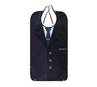 AIEX Bavaglini per Adulti, Bavaglini Riutilizzabili in Stile Occidentale per Mangiare Protezioni per Indumenti Impermeabili con Raccogli Briciole per Anziani