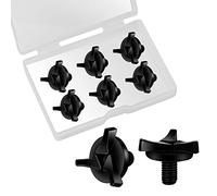 AIEX Viti per Casco da Moto, 6 Pezzi Viti per Visiera Casco da Moto Viti per Visiera per Casco Accessori per Casco da Motocicletta (Nero)