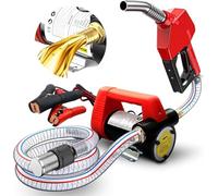 AIFIZO Pompa diesel con tubo per auto 12 V pompa carburante 50 l/min per macchine agricole, yacht e unità di emergenza 12 V 175 W con bocchettone di riempimento carburante pompa di trasferimento
