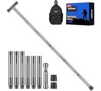 aiGear Bastoncini Trekking 5/6/7/8 Tubes Alluminio| Bastoncini Trekking Pieghevoli | con Sac e 3 Outils pour Extérieur Accessoires Regolabile in Altezza | per Walking Trail e Escursionismo