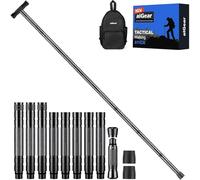 aiGear Bastoncini Trekking 5/6/7/8 Tubes Alluminio| Bastoncini Trekking Pieghevoli | con Sac e 3 Outils pour Extérieur Accessoires Regolabile in Altezza | per Walking Trail e Escursionismo