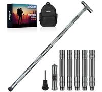 aiGear Bastoni da Trekking/Bastoncini Trekking Telescopici 5 Sezioni Grigio