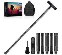 aiGear Bastoni da Trekking/Bastoncini Trekking Telescopici 5 Sezioni Nero