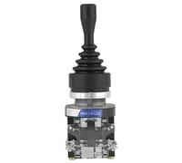 Aigend 1pc Joystick Switch, 380V 5A Interruttore Joystick Impermeabile 2 Posizioni HKA1-41Z02 2NO Ritorno a Molla Momentary Joy Stick Switch Replacement Diametro 30 mm