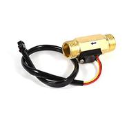 Aigend Commutateur de débit d'eau - 1 Pc Nouveau G1/2"Cuivre Effet Hall Capteur de Débit D'eau Liquide Commutateur Débitmètre Mètre 1-30L/min Haute Qualité