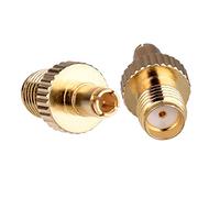 Aigital 4G LTE Antenna Adapter TS9 Adapter to SMA Socket 2 Pieces SMA Female to TS9 Male RF Coaxial Adapter for Netgear Huawei WiFi/gsm / 3G / 2G Mobile Hotspots Router