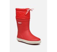 Aigle Giboulee 2, Stivali di Gomma Unisex - Bambini e ragazzi, Rosso Bianco, 24 EU