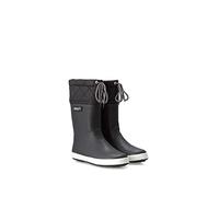 Aigle Giboulee 2, Stivali di Gomma Unisex - Bambini e ragazzi, Nero Bianco, 36 EU