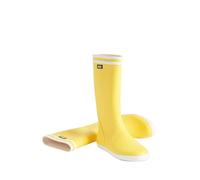 Aigle Goeland - Stivali da pioggia da uomo, Giallo Bianco 2, 45 EU