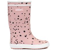 Aigle Lolly Pop Play2, Stivali in Gomma Unisex - Bambini e ragazzi, Multicolore Stelle Rosa, 24 EU