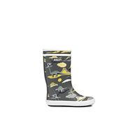 Aigle Lolly Pop Play2, Stivali in Gomma Unisex - Bambini e ragazzi, Multicolore Dino, 31 EU