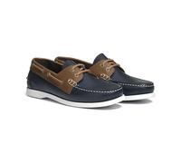 Aigle Men's New Nubil LTR Boat Shoe, Marrone Scuro, 10 UK