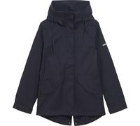 Aigle - Parka corta da donna impermeabile e antivento - Parka MDT Fishtail W Empire per Donne - Taglia 38 FR - Blu navy