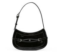 AIGNER Cavallo Borsa a spalla Vera Pelle 26 cm nero