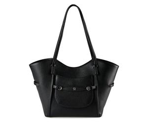 AIGNER Cavallo Borsa shopper Vera Pelle 45 cm nero