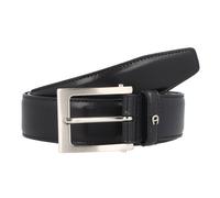 AIGNER Cintura business in pelle 100 cm nero