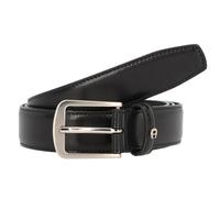 AIGNER Cintura business in pelle 90 cm nero