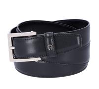 AIGNER Cintura business in pelle 90 cm nero
