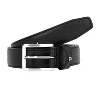 AIGNER Cintura Luca in pelle 110 cm nero