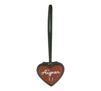 AIGNER Etichetta per borsa moda in pelle 8 cm marrone