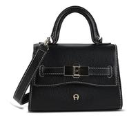 AIGNER Farah Borsetta Vera Pelle 18.5 cm nero