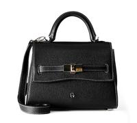 AIGNER Farah Borsetta Vera Pelle 28 cm nero