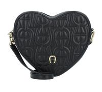 AIGNER Fashion Borsa a spalla Vera Pelle 19 cm nero