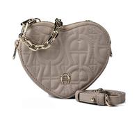 AIGNER Fashion Mini Borsa Borsa a tracolla Vera Pelle 14 cm beige