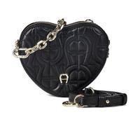 AIGNER Fashion Mini Borsa Borsa a tracolla Vera Pelle 14 cm nero