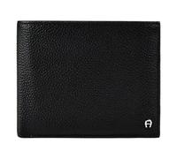 AIGNER Mica Portafoglio Protezione RFID Vera Pelle 12.5 cm nero