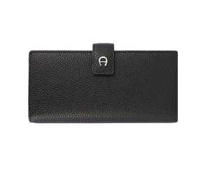 AIGNER Portafoglio Basics in pelle 19 cm nero