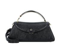 AIGNER Staffa Borsetta Vera Pelle 25 cm nero