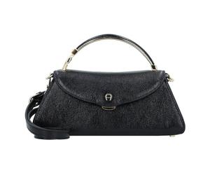 AIGNER Staffa Borsetta Vera Pelle 25 cm nero